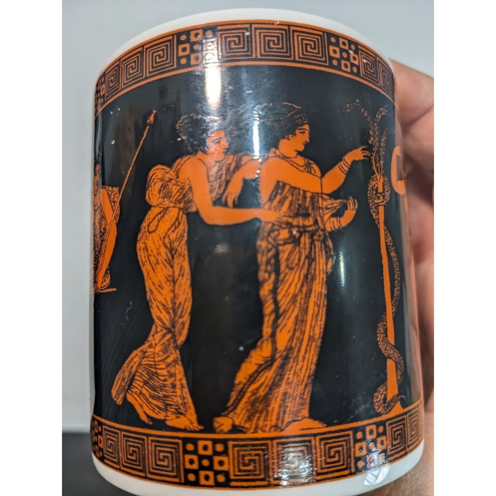 British Museum London Greek Vase Mug Hercules Garden Hesperides Bone China Cup - Picture 11 of 11
